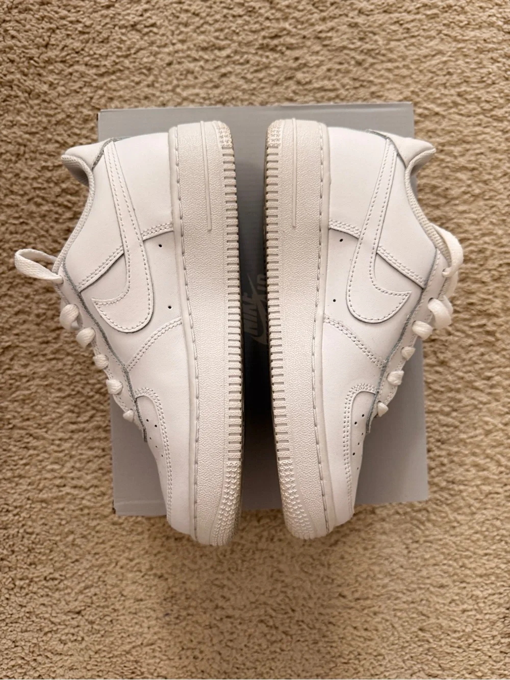 Nike Kids White Low-Top Sneakers